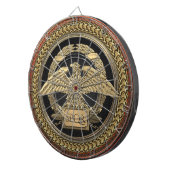 [200] Gold Roman imperial Eagle op de goudmeeuw Dartbord (Voorkant Rechts)