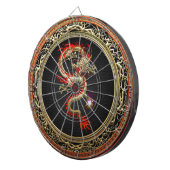 [200] Golden Chinese Dragon Fucanglong Dartbord (Voorkant Rechts)