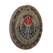 [200] Heilig goud Egyptisch scharretje met Ankh Dartbord (Voorkant Links)