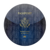[200] het Amerikaanse Hoesje van het Paspoort Snijplank (Voorkant)