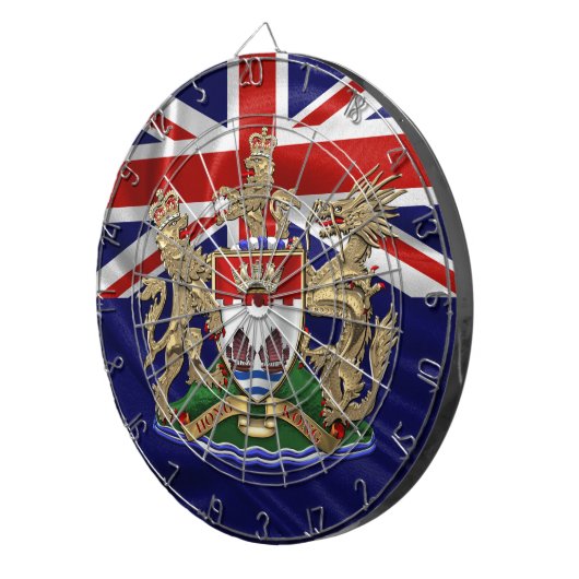 [200] Hongkong - 1959-1997 Wapen Dartbord (Voorkant Rechts)