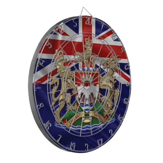 [200] Hongkong - 1959-1997 Wapen Dartbord (Voorkant Links)