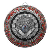 [200] HoofdMetselaar - Zilveren Vierkant & Dartbord (Voorkant)