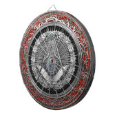 [200] HoofdMetselaar - Zilveren Vierkant & Dartbord (Voorkant Rechts)