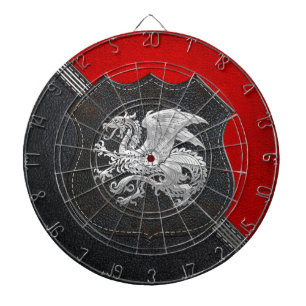 [200] IJslandse draak, Landvætir [Silver] Dartbord