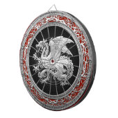 [200] IJslandse draak, Landvætir [Silver] Dartbord (Voorkant Rechts)