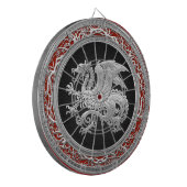 [200] IJslandse draak, Landvætir [Silver] Dartbord (Voorkant Links)