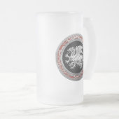 [200] IJslandse draak, Landvætir [Silver] Matglas Bierpul (Voorkant rechts)