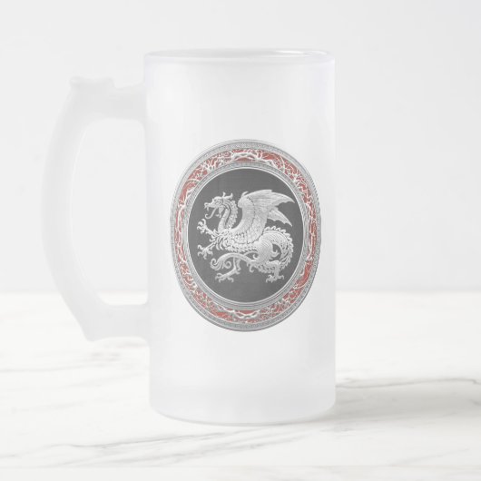 [200] IJslandse draak, Landvætir [Silver] Matglas Bierpul (Links)