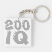 200 IQ gamemoji Sleutelhanger (Achterkant)