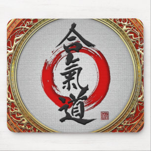[200] Japanse kalligrafie - Aikido Muismat