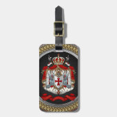 [200] Knachten Templar Coat of Arms Bagagelabel (Voorkant verticaal)