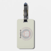 [200] Knachten Templar Coat of Arms Bagagelabel (Achterkant verticaal)