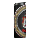 [200] Knachten Templar Coat of Arms Thermosbeker (Gedraaid links)