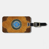 [200] Kustwacht: kapitein (CAPT) Bagagelabel (Voorkant horizontaal)