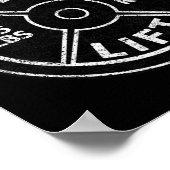 200 Lbs Pound Dead Lift Club Gym Weightlifting Pow Poster (Hoek)