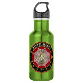 [200] Master Mason - 3rd graads Square & Compass Waterfles (Voorkant)