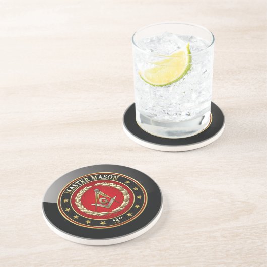 [200] Master Mason, derde graad [speciale editie] Zandsteen Onderzetter (Zijkant)