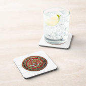 [200] Master Mason - Gold Square & Compass Bier Onderzetter (Rechterzijde)