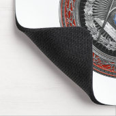 [200] Master Mason - Silver Square & Compass Muismat (Hoek)