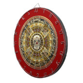 [200] Mictlantecuhtli - Aztec God of Death Dartbord (Voorkant Rechts)