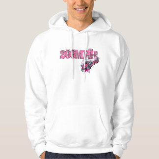 200 MPH Pink Hayabusa Pro Street Hoodie