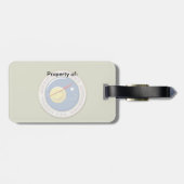 [200] NASA Emblem [3D] Bagagelabel (Achterkant horizontaal)