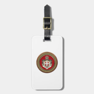 [200] Orde van Malta - Mom-wapenschild Bagagelabel
