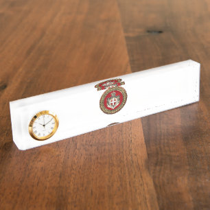 [200] Orde van Malta - Mom-wapenschild Naambordje