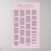 200 Paarse weddenschapskaart Poster (Voorkant)