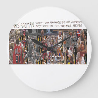 200 Portretten van Dennis Rodman Wandklok