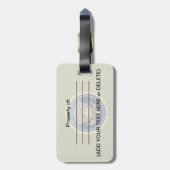 [200] Presidentiële dienstbadge [PSB] Bagagelabel (Achterkant verticaal)