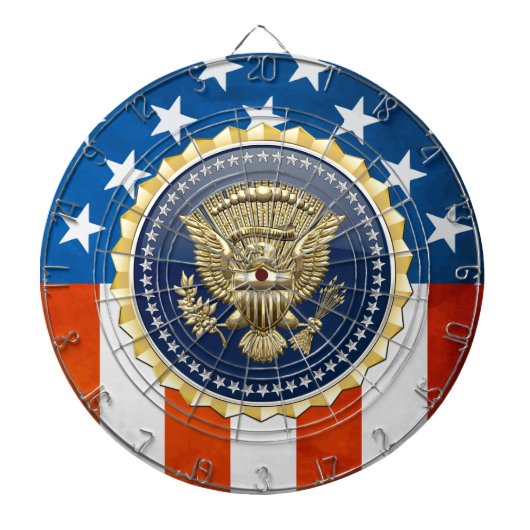 [200] Presidentiële dienstbadge [PSB] Dartbord (Voorkant)