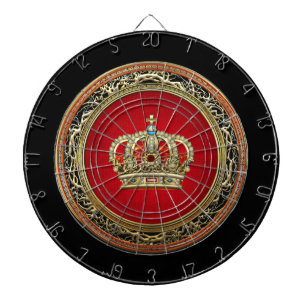[200] Princess King-Queen Crown [Belg.Gold] Dartbord