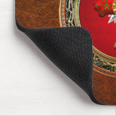 [200] Rosy Cross (Roos Croix) op Red & Gold Muismat (Hoek)