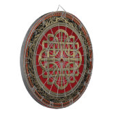 [200] Sacred Celtic Gold Knot Cross Dartbord (Voorkant Links)