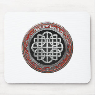 [200] Sacred Celtic Silver Knot Cross Muismat