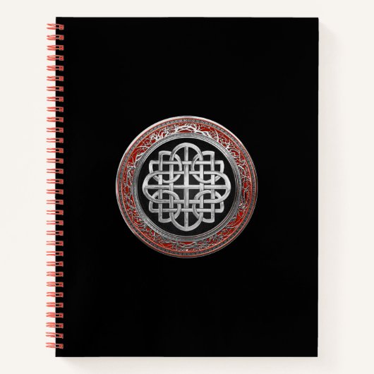 [200] Sacred Celtic Silver Knot Cross Notitieboek (Voorkant)