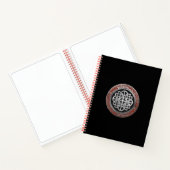 [200] Sacred Celtic Silver Knot Cross Notitieboek (Binnen)
