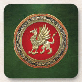[200] Sacred Gold Griffin Onderzetter (Voorkant)