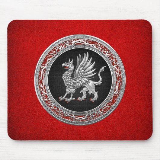 [200] Sacred Silver Griffin Muismat (Voorkant)