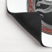 [200] Sacred Silver Octopus in Defensief Posture Muismat (Hoek)