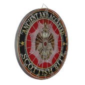 [200] Scottish Rite Double-kopeagle Dartbord (Voorkant Links)