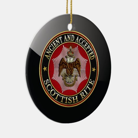 [200] Scottish Rite Double-kopeagle Keramisch Ornament (Rechts)