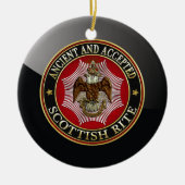 [200] Scottish Rite Double-kopeagle Keramisch Ornament (Voorkant)