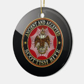 [200] Scottish Rite Double-kopeagle Keramisch Ornament (Links)