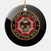 [200] Scottish Rite Double-kopeagle Keramisch Ornament (Achterkant)