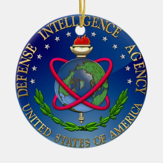 [200] Seal Intelligence Agency (DIA) Keramisch Ornament (Voorkant)
