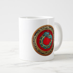 [200] Serpent God Quetzalcoatl [Jade] Grote Koffiekop