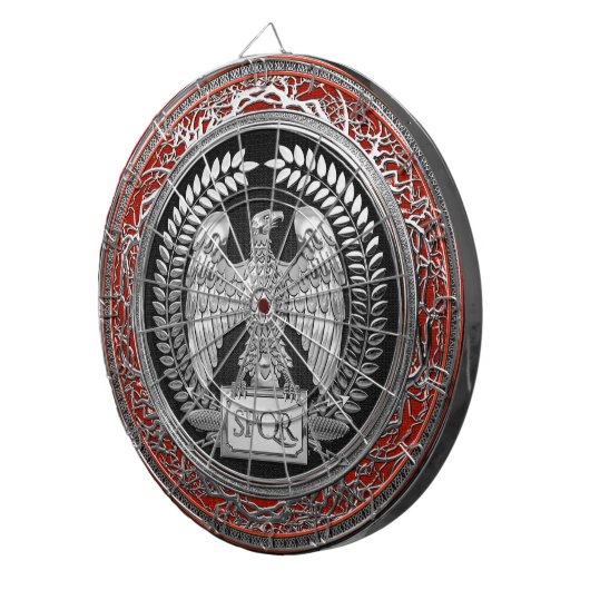 [200] Silver Roman imperial Eagle Dartbord (Voorkant Rechts)